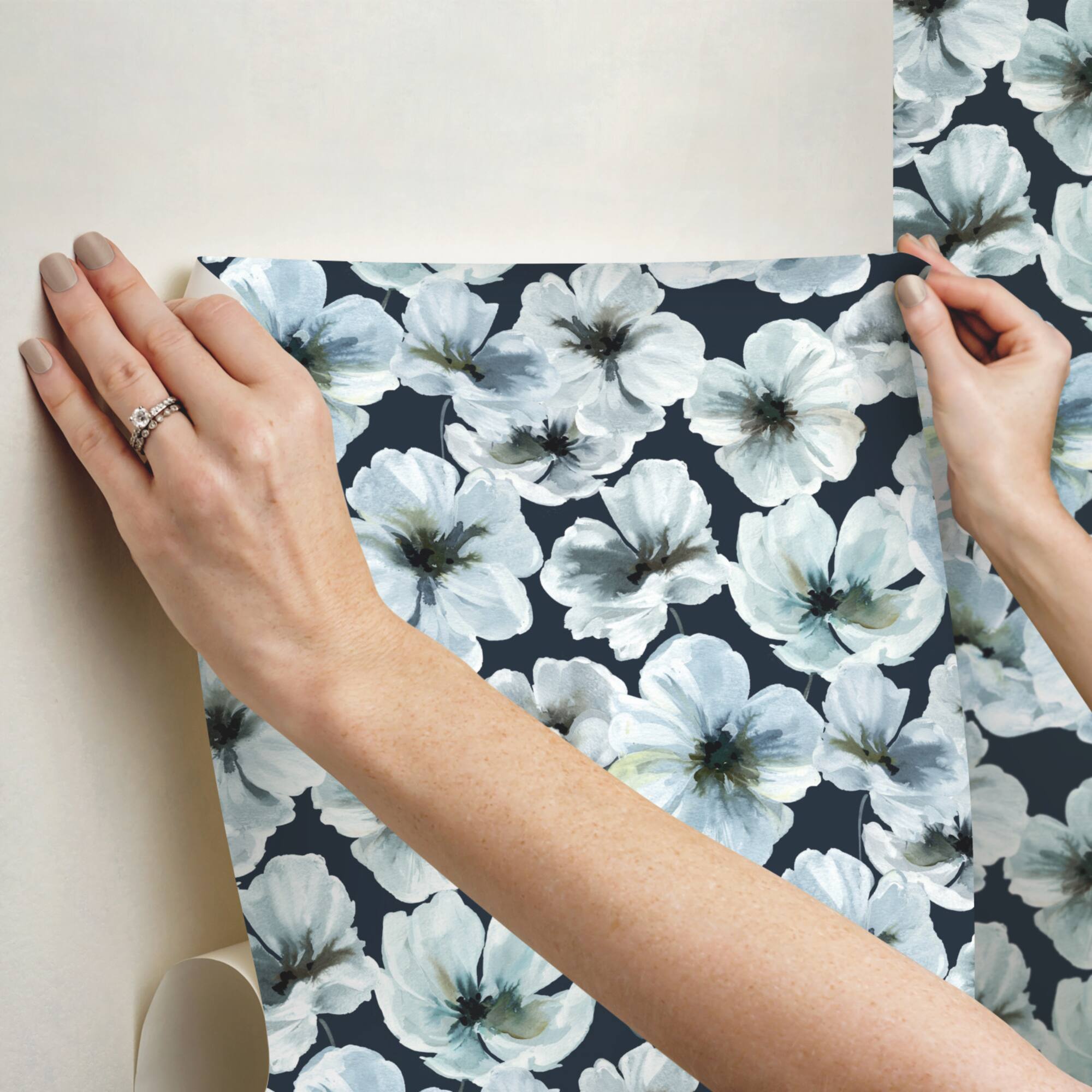 RoomMates Tamara Day Hawthorn Blossom Peel & Stick Wallpaper